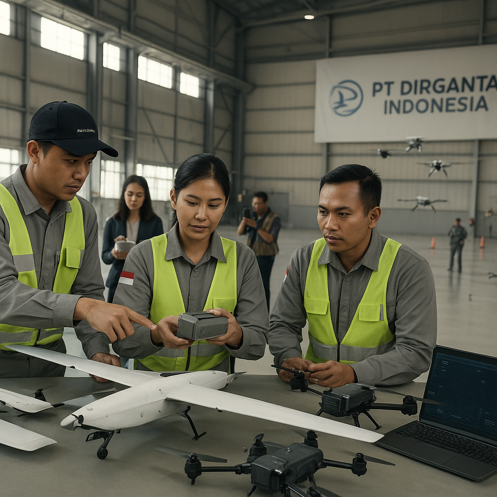 Pengembangan Drone Swarm untuk Electronic Warfare dan Suppression of Enemy Air Defense oleh PT Dirgantara Indonesia