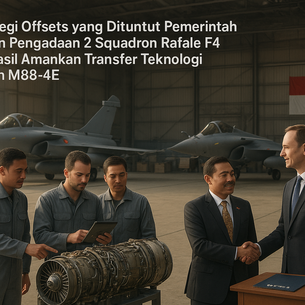 Strategi Offsets yang Dituntut Pemerintah dalam Pengadaan 2 Squadron Rafale F4 Berhasil Amankan Transfer Teknologi Mesin M88-4E