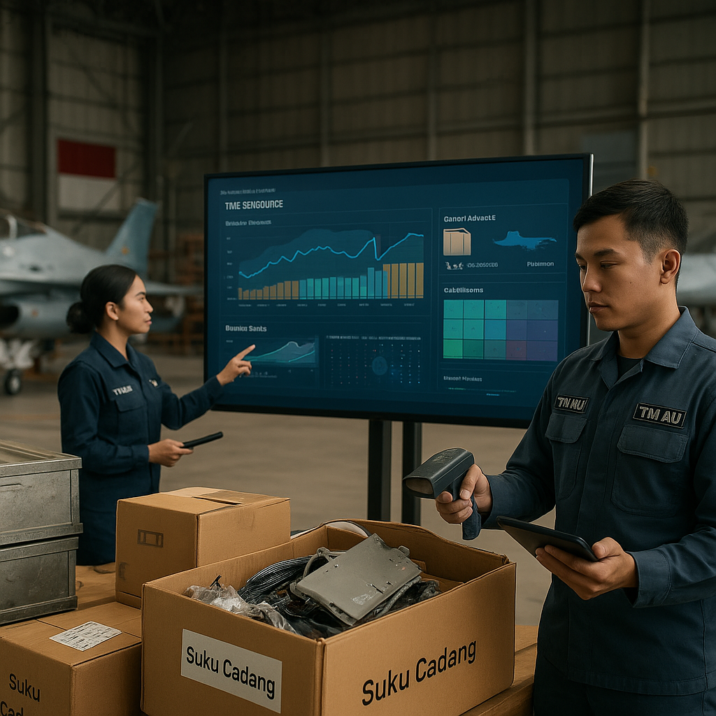 Optimalisasi Logistik: TNI AU Terapkan Sistem AI untuk Prediksi Kebutuhan Suku Cadang Pesawat F-16 dan Sukhoi Berdasarkan Data Pemakaian