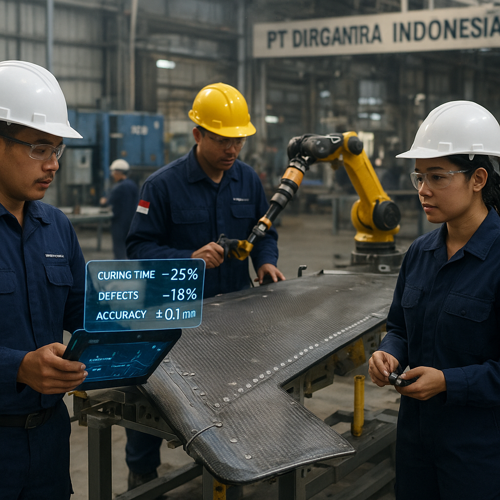 PT DI Gunakan AI untuk Optimasi Proses Produksi Sayap Pesawat Tempur IFX