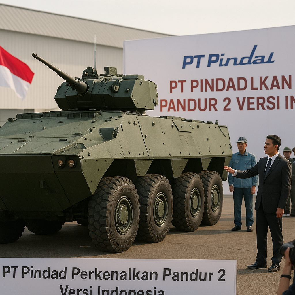 PT Pindad Perkenalkan Ranpur Pandur 2 Versi Indonesia dngan Peningkatan Proteksi Ranjau
