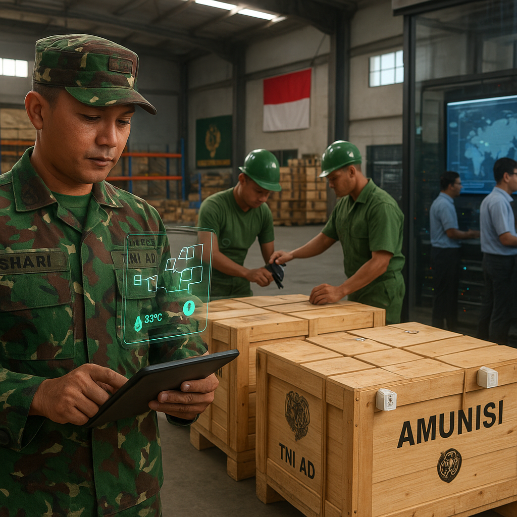 Optimalisasi Kebutuhan Alutsista TNI AD: Sistem Logistik Berbasis IoT dan Blockchain untuk Suplai Amunisi