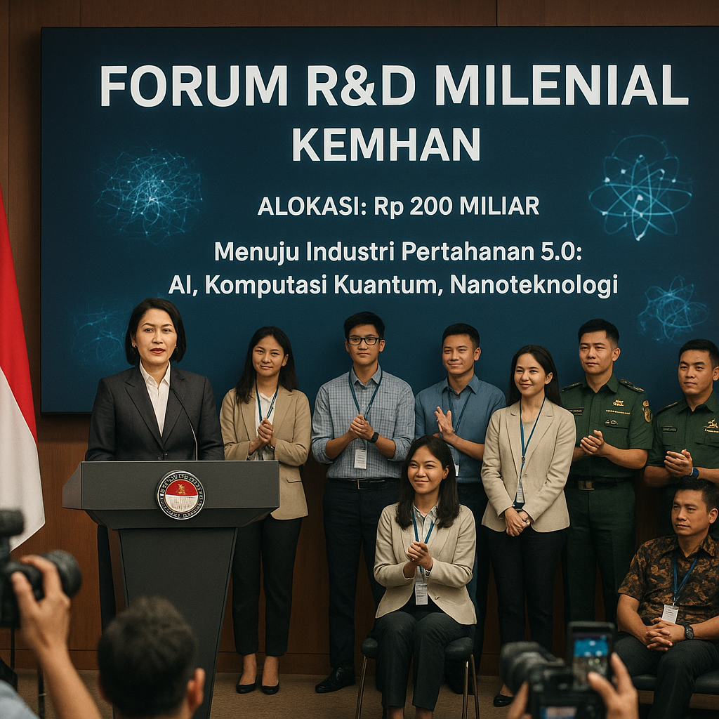 Kemhan Gelar Forum R&D Milenial, Pacu Inovasi Industri Pertahanan 5.0