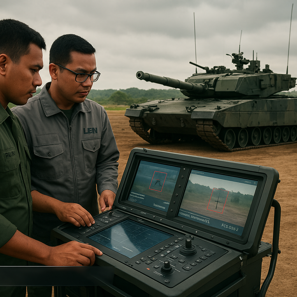 PT Pindad Uji Coba Sistem Kendali Tembak Otomatis Generasi Baru untuk Tank Harimau