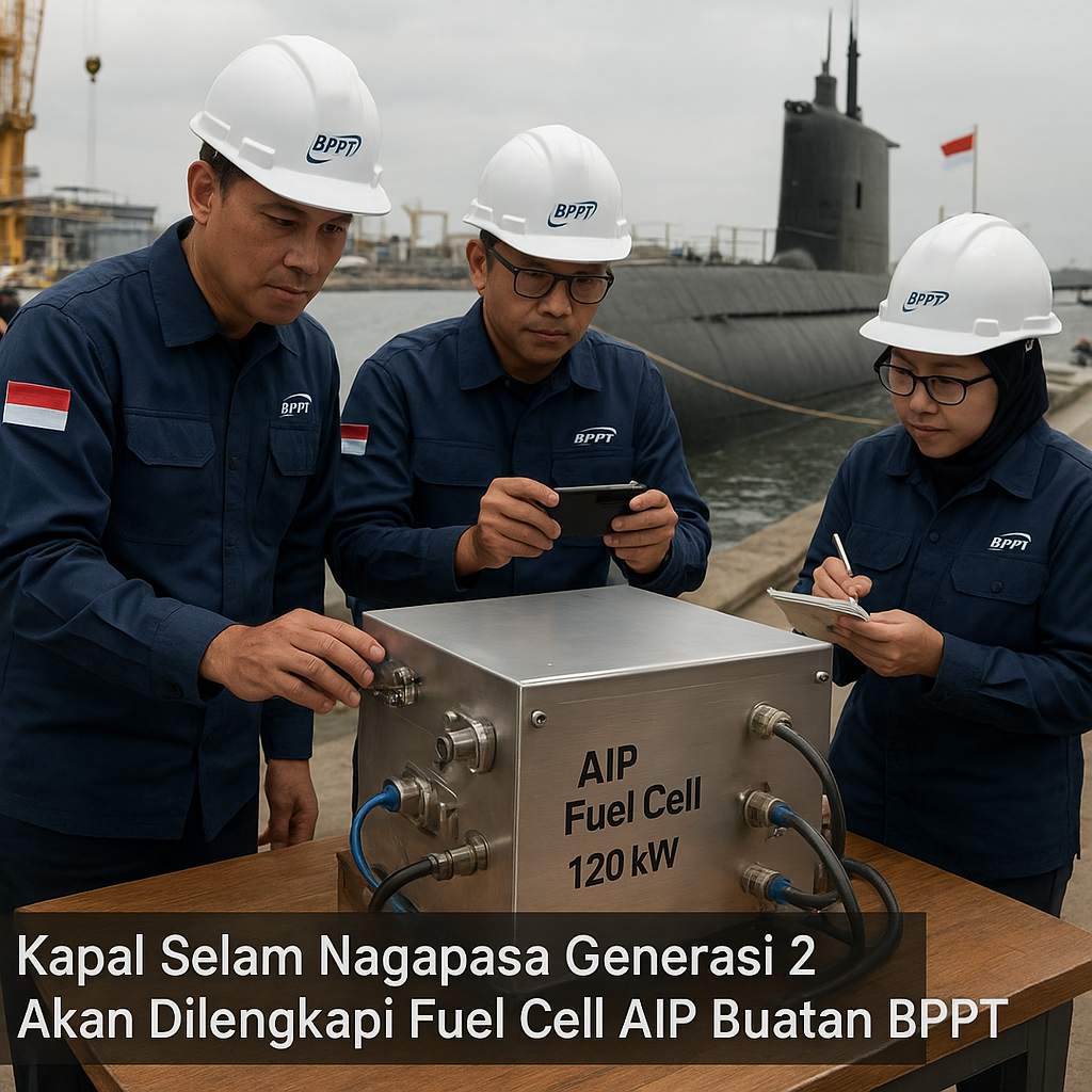 Kapal Selam Nagapasa Generasi 2 Akan Dilengkapi Fuel Cell AIP Buatan BPPT