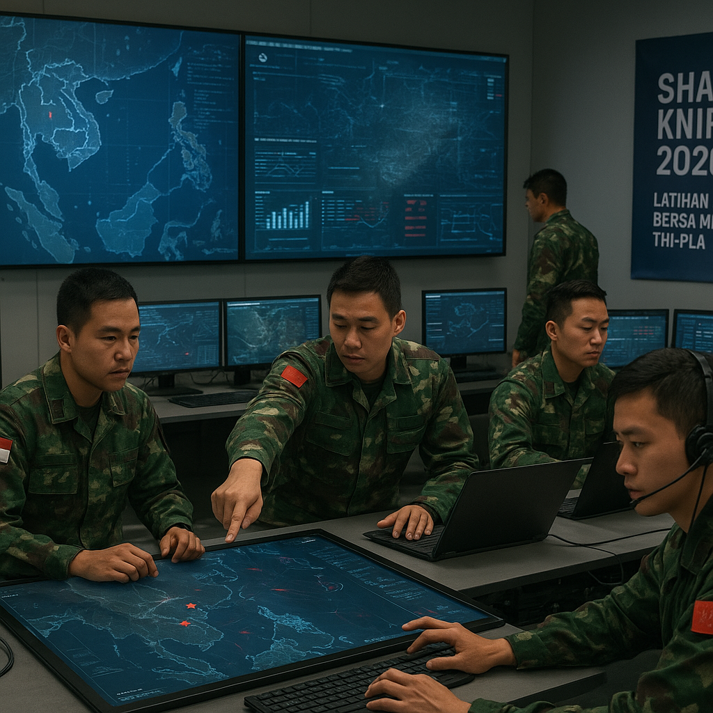 Latihan Bersama TNI-PLA Tiongkok Fokus pada Interoperabilitas Sistem Komando dan Peperangan Siber