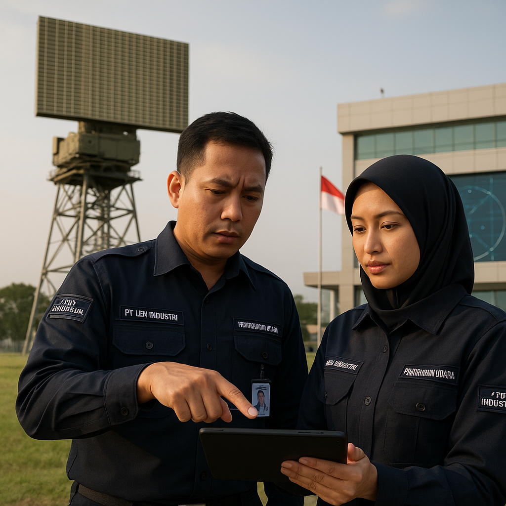 Integrasi Sistem Pertahanan Udara Nasional dengan Radar 3D Buatan PT Len Industri