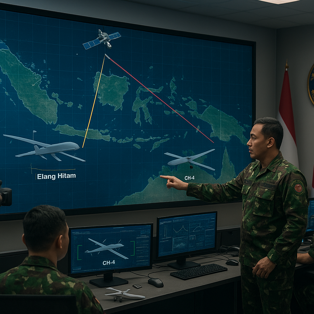 Sistem Komando dan Kendali Nasional Siap Diintegrasikan dengan Platform Drone Tempur