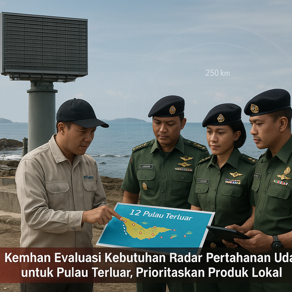 Kemhan Evaluasi Kebutuhan Radar Pertahanan Udara untuk Pulau Terluar, Prioritaskan Produk Lokal