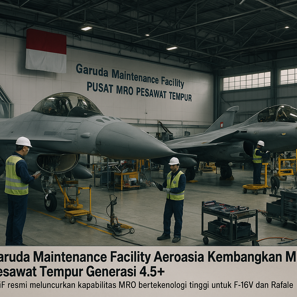 Garuda Maintenance Facility Aeroasia Kembangkan MRO Pesawat Tempur Generasi 4.5+