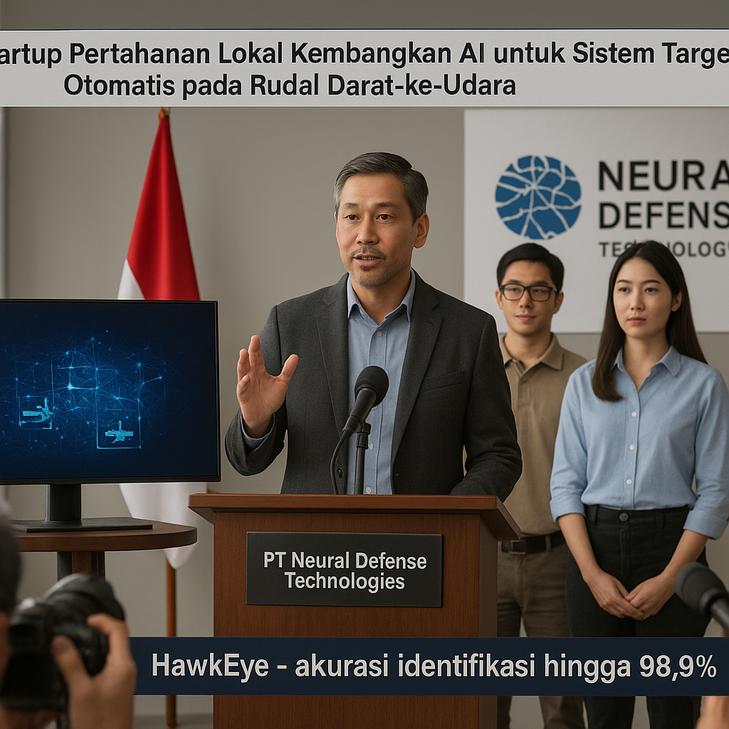 Startup Pertahanan Lokal Kembangkan AI untuk Sistem Targeting Otomatis pada Rudal Darat-ke-Udara