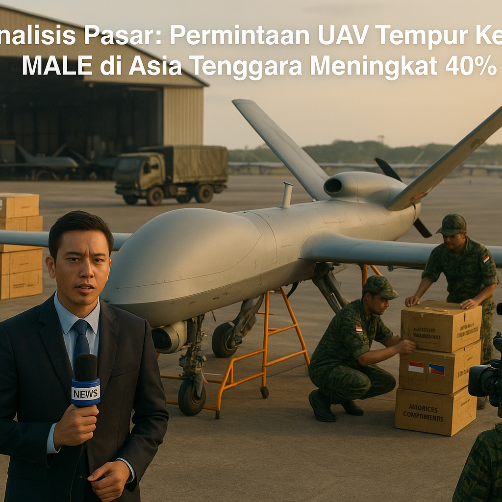 Analisis Pasar: Permintaan UAV Tempur Kelas MALE di Asia Tenggara Meningkat 40%