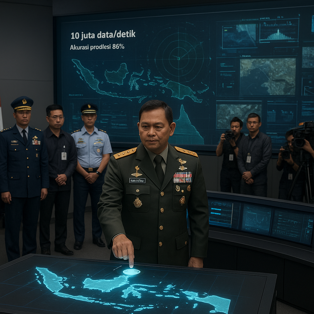 Panglima TNI Resmikan Pusat Komando Terpadu Berbasis AI untuk Operasi Gabungan