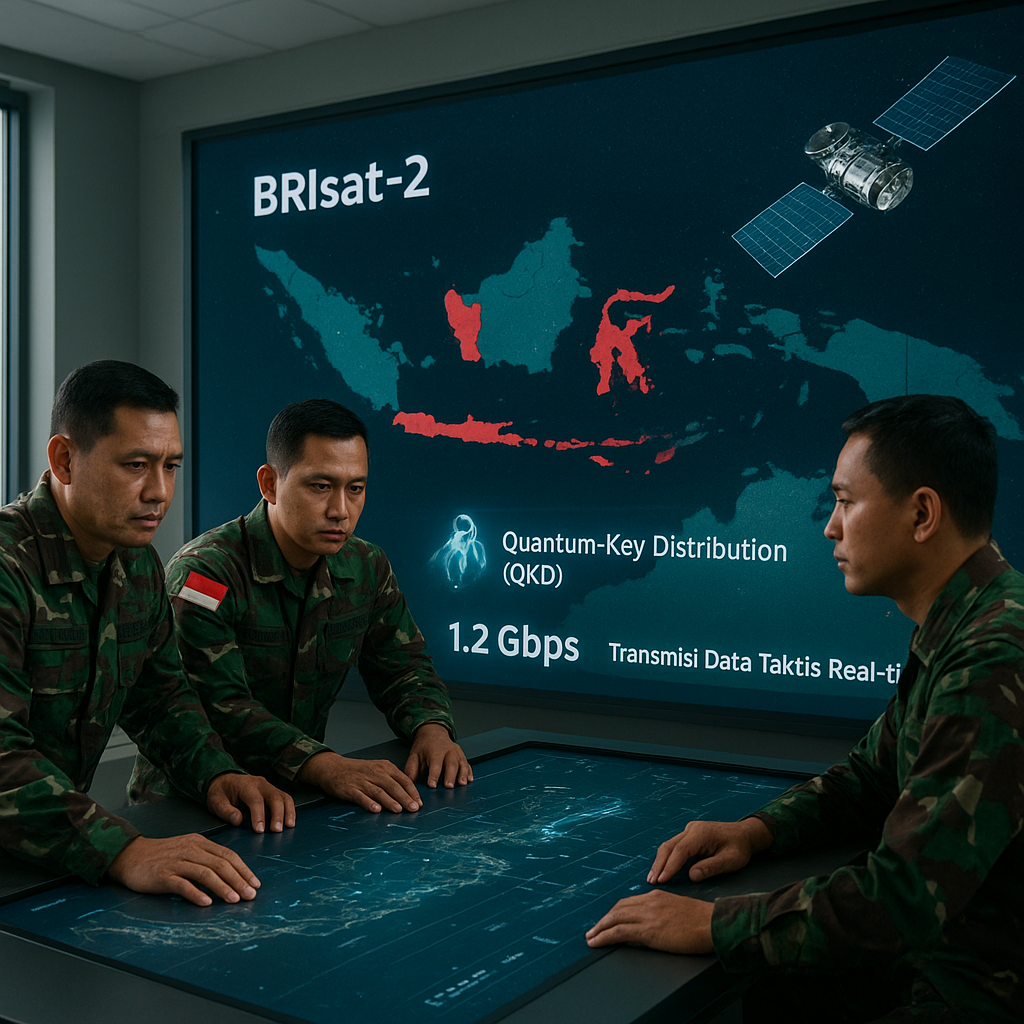 Integrasi Sistem C4ISR TNI dengan Satelit Multifungsi BRIsat-2 untuk Komando dan Kendali