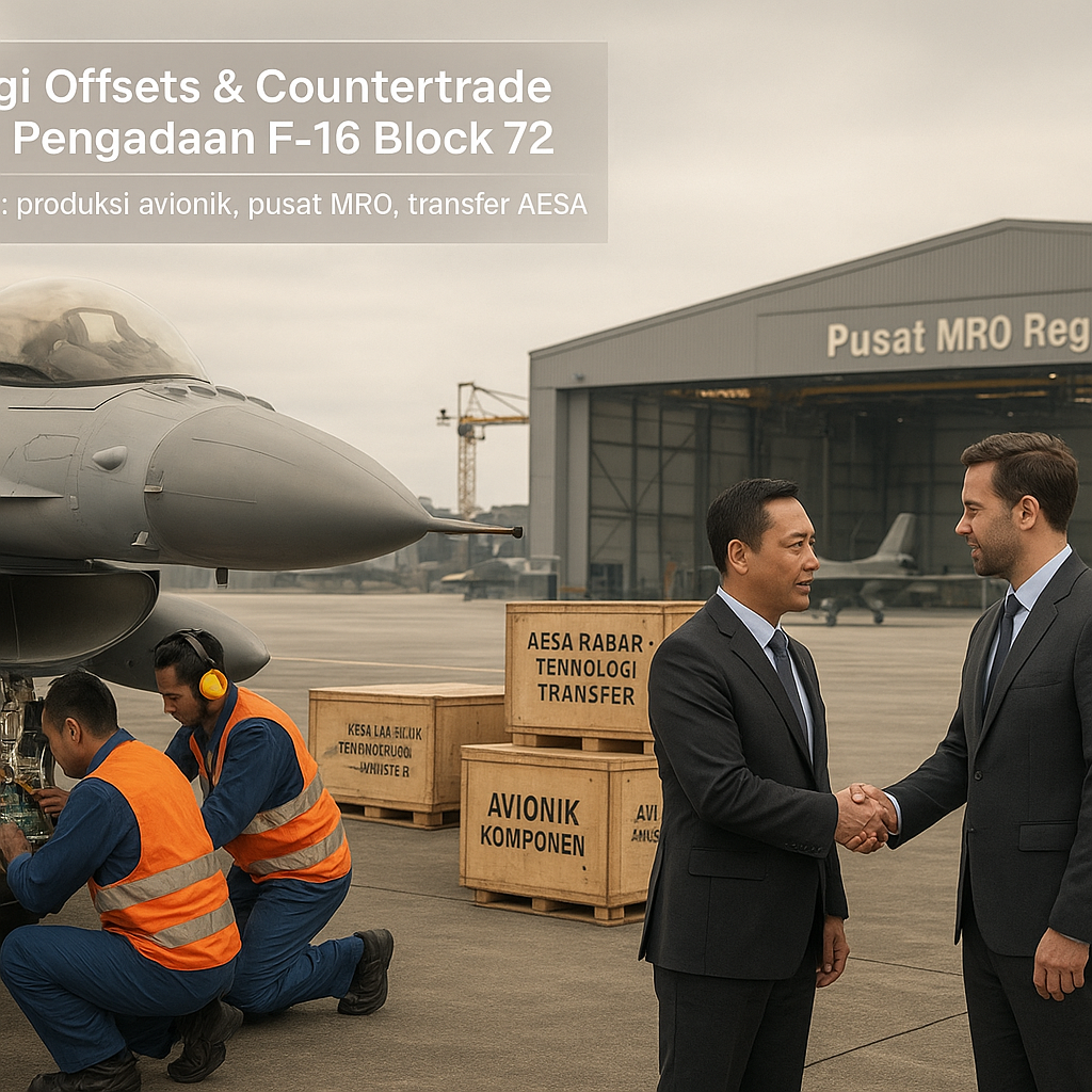 Strategi Offsets dan Countertrade dalam Pengadaan Pesawat Tempur Multi-Role F-16 Block 72