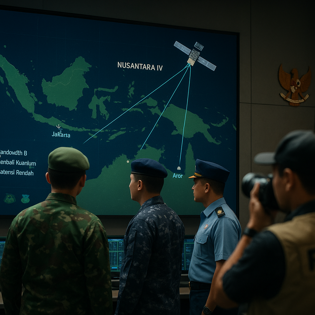 Integrasi Sistem C4ISR Tiga Matra: TNI Uji Coba Jaringan Data Taktis Satelit Nusantara IV
