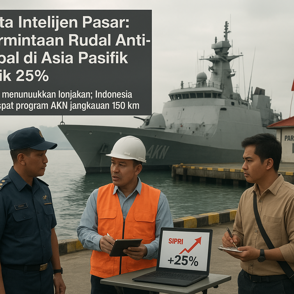 Data Intelijen Pasar: Permintaan Rudal Anti-Kapal di Asia Pasifik Naik 25%