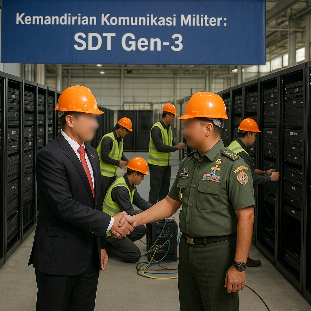 Kemandirian Komunikasi Militer: PT LEN Industri dan C4ISR – Server Data Tactical Generasi Ketiga Mulai Diproduksi Massal