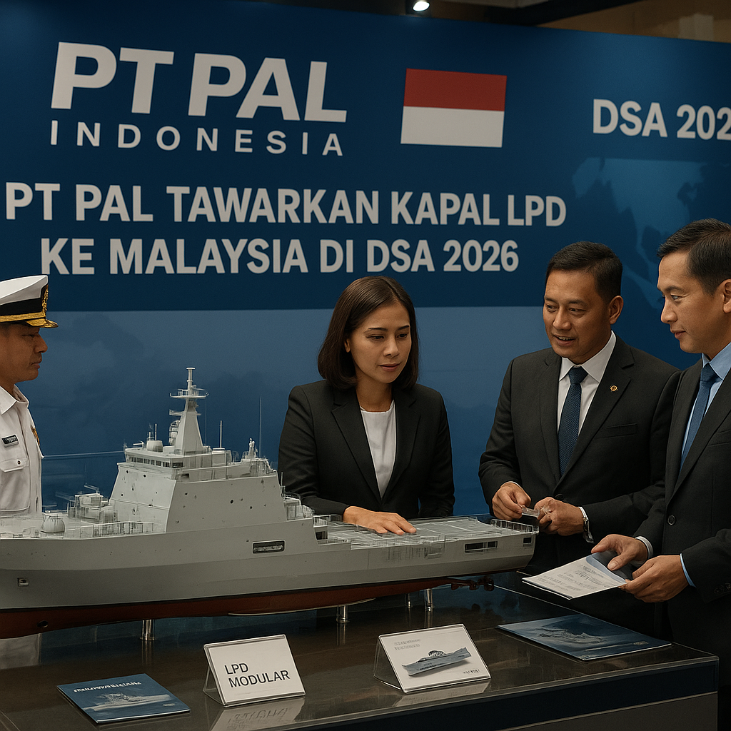 PT PAL Tawarkan Kapal LPD ke Malaysia di DSA 2026, Strategi Ekspor dan Positioning di Pasar Regional ASEAN