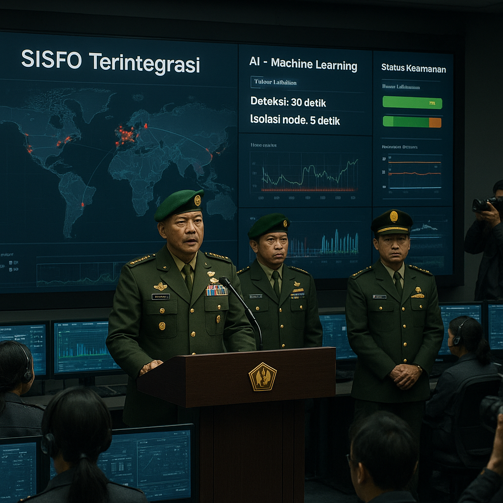 Keamanan Integrasi Siber Pertahanan: TNI Luncurkan Pusat Operasi Keamanan Siber (SOC) Nasional Militer