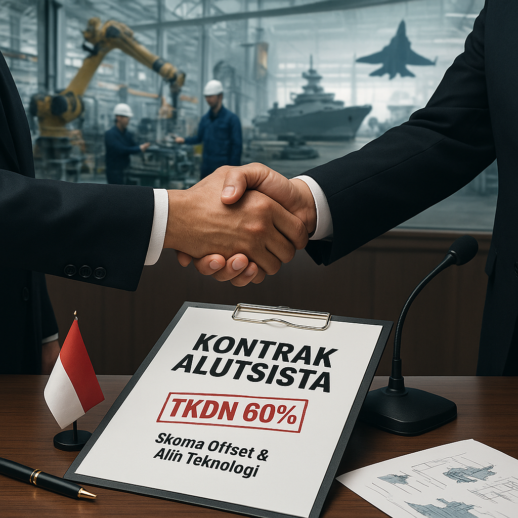 Pemerintah Finalkan Kebijakan TKDN 60 Persen untuk Kontrak Alutsista