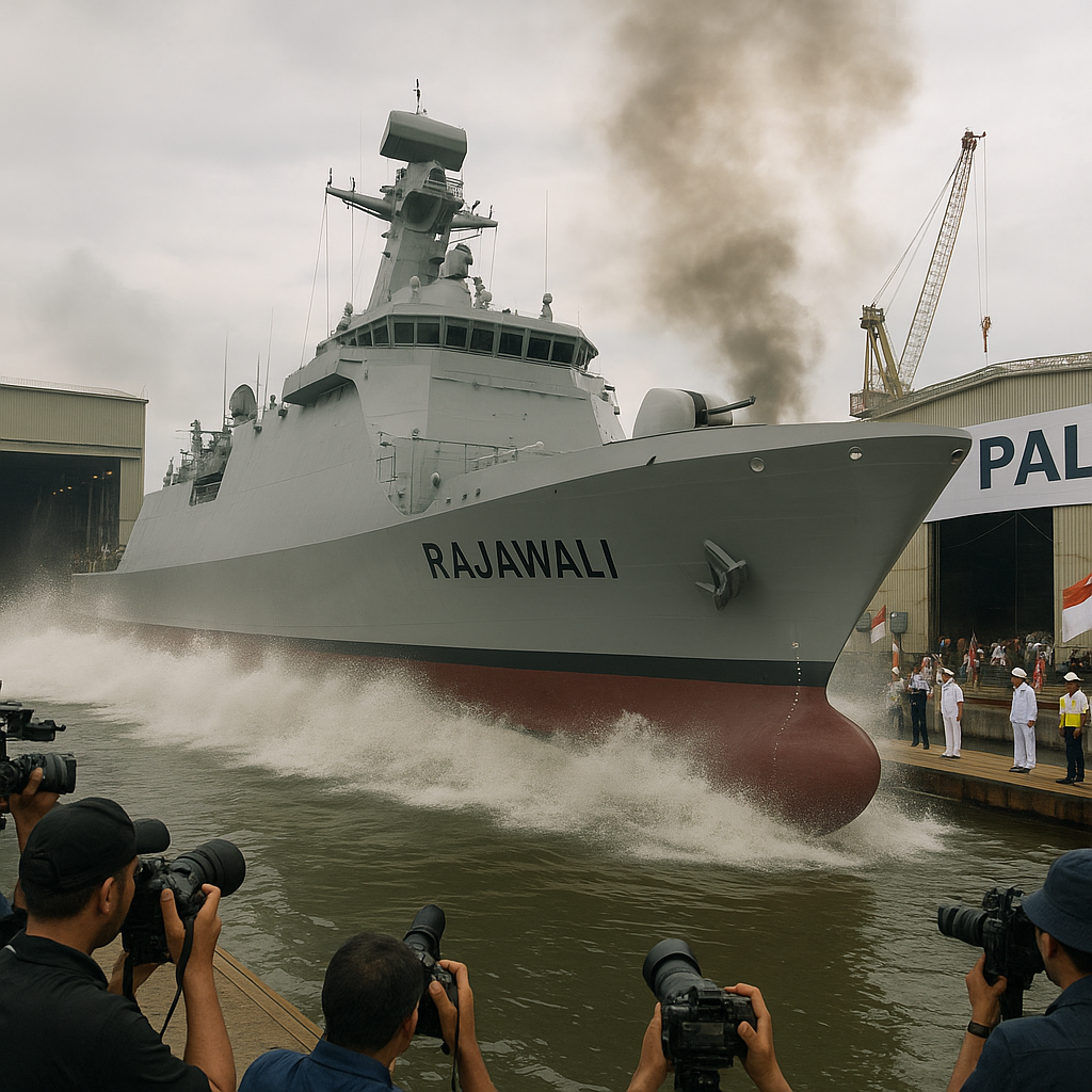 PT PAL Luncurkan Kapal Fregat Multiperan Kelas ‘Rajawali’ dengan Sistem Tempur Terintegrasi