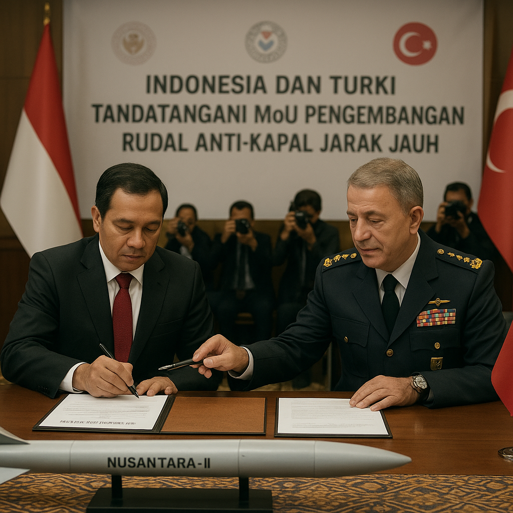 Indonesia dan Turki Tandatangani MoU Pengembangan Rudal Anti-Kapal Jarak Jauh