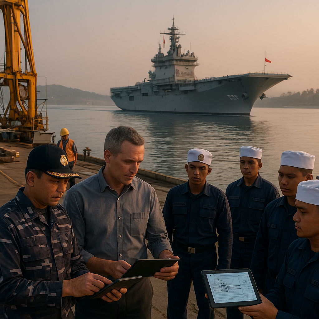 KRI Gajah Mada Segera Tiba, Indonesia Bersiap Operasikan Kapal Induk Pertama dengan Transfer Teknologi