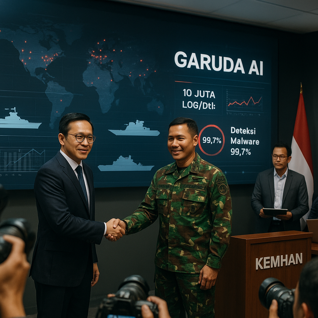 Keamanan Siber Pertahanan: Kemhan Luncurkan Platform Intelijen Ancaman Berbasis AI