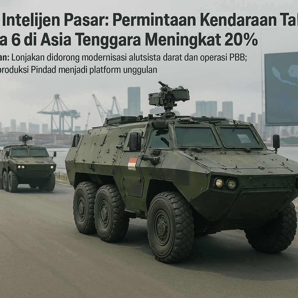 Data Intelijen Pasar: Permintaan Kendaraan Taktis Roda 6 di Asia Tenggara Meningkat 20%