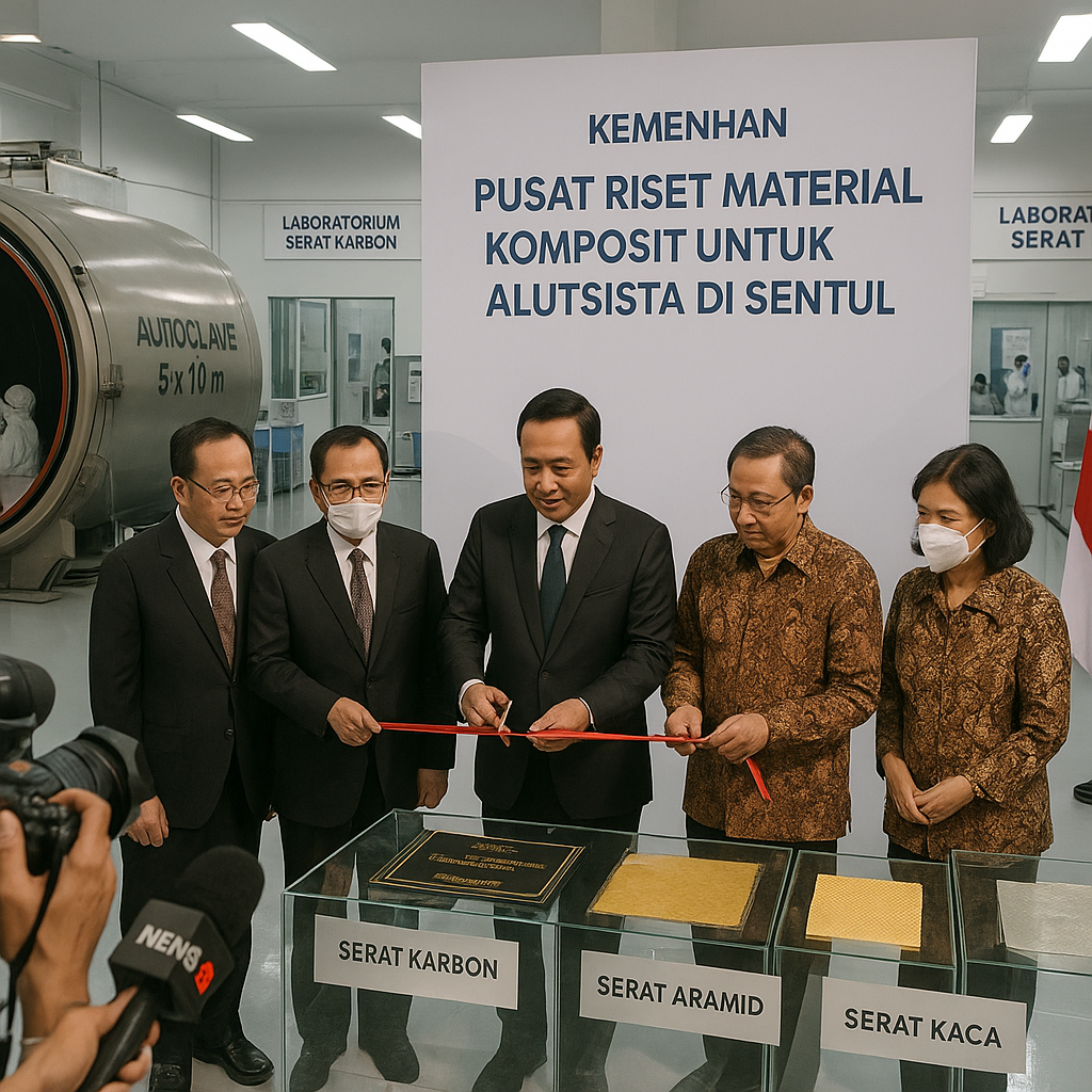 Kemenhan Resmikan Pusat Riset Material Komposit untuk Alutsista di Sentul