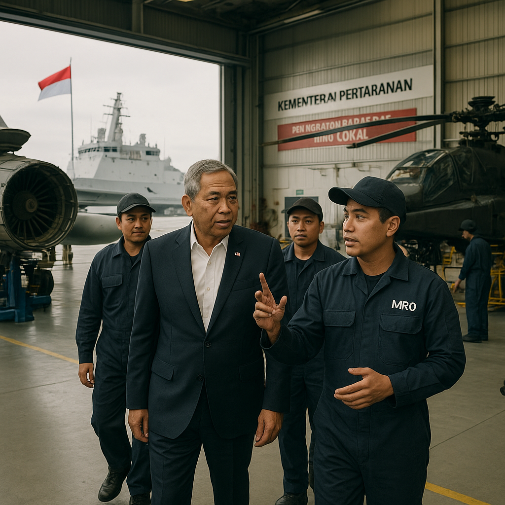 Menhan Sjafrie Sjamsoeddin: Peningkatan Kemampuan MRO Lokal Percepat Kemandirian Pertahanan