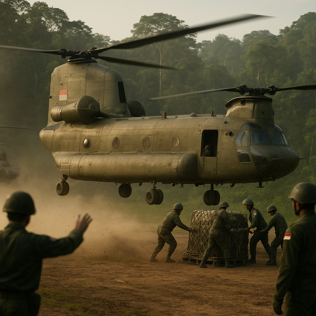 Kemhan Optimalisasi Kebutuhan Helikopter Angkut Berat: Dua Unit CH-47F Chinook Disiapkan