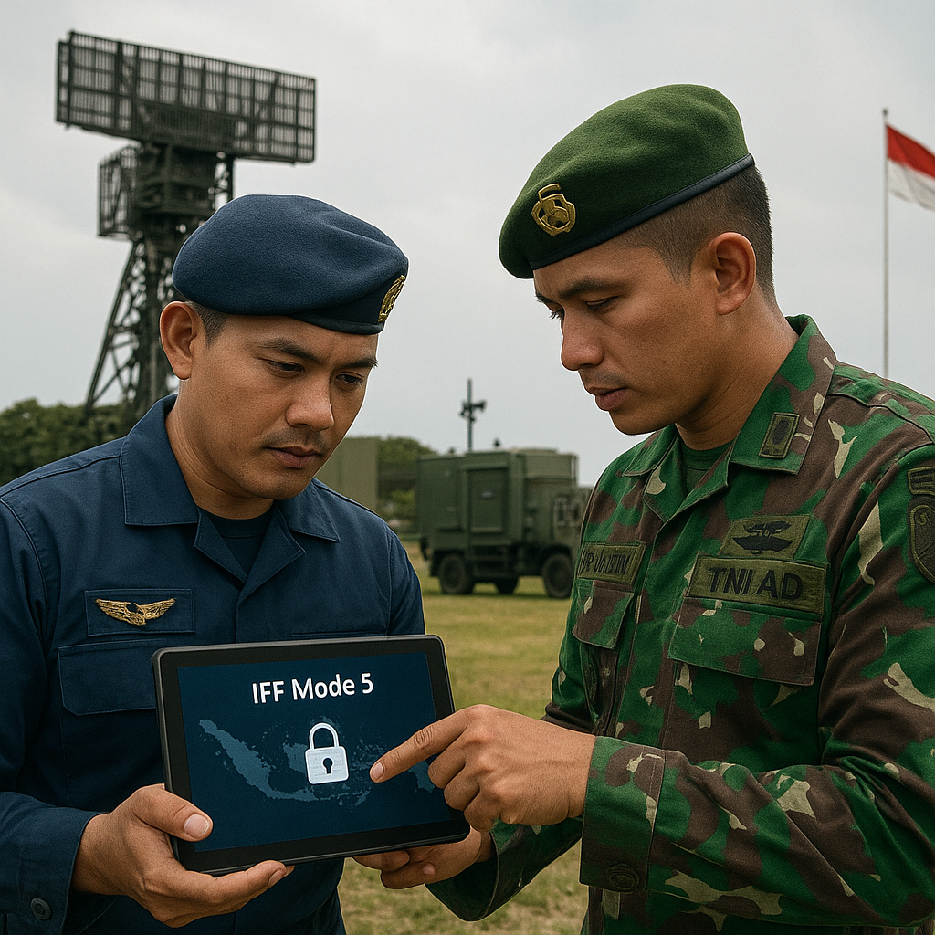 Integrasi Sistem Pertahanan Udara: TNI AU dan TNI AD Uji Koneksi IFF Mode 5