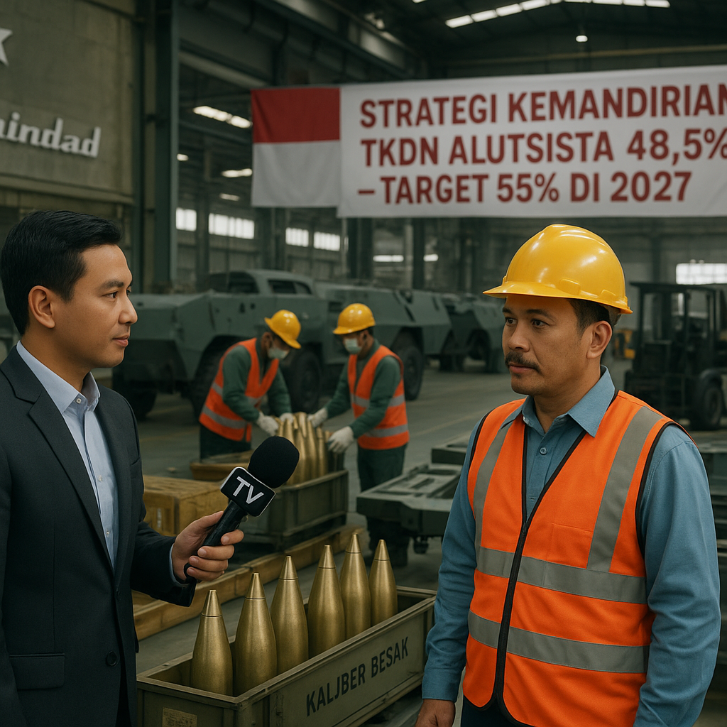 Strategi Kemandirian: TKDN Alutsista Capai 48,5%, Target 55% di 2027