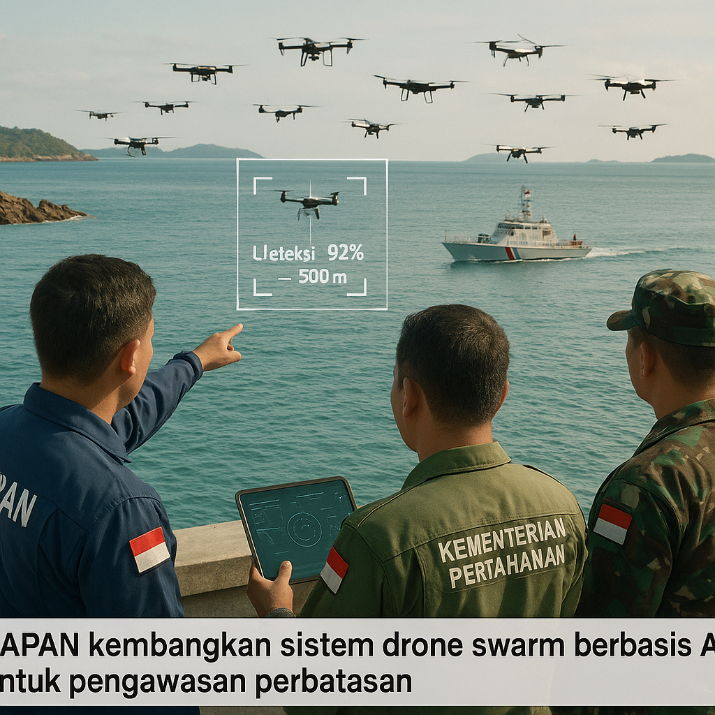 Lapas Kembangkan Sistem Drone Swarm dengan AI untuk Pengawasan Perbatasan