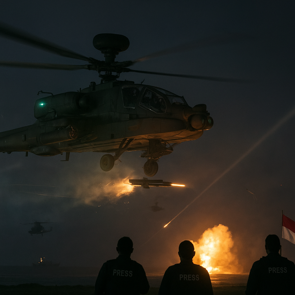 Super Garuda Shield 2026: Apache TNI Unjuk Kemampuan Live Fire dan Night Flight