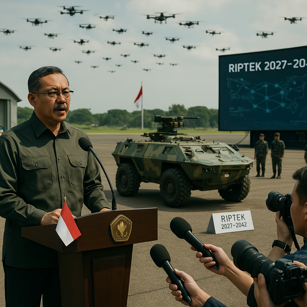 Kemenhan Dorong Pengembangan Drone Swarm dan Autonomous Combat Vehicle dalam RIPTEK 2027-2042