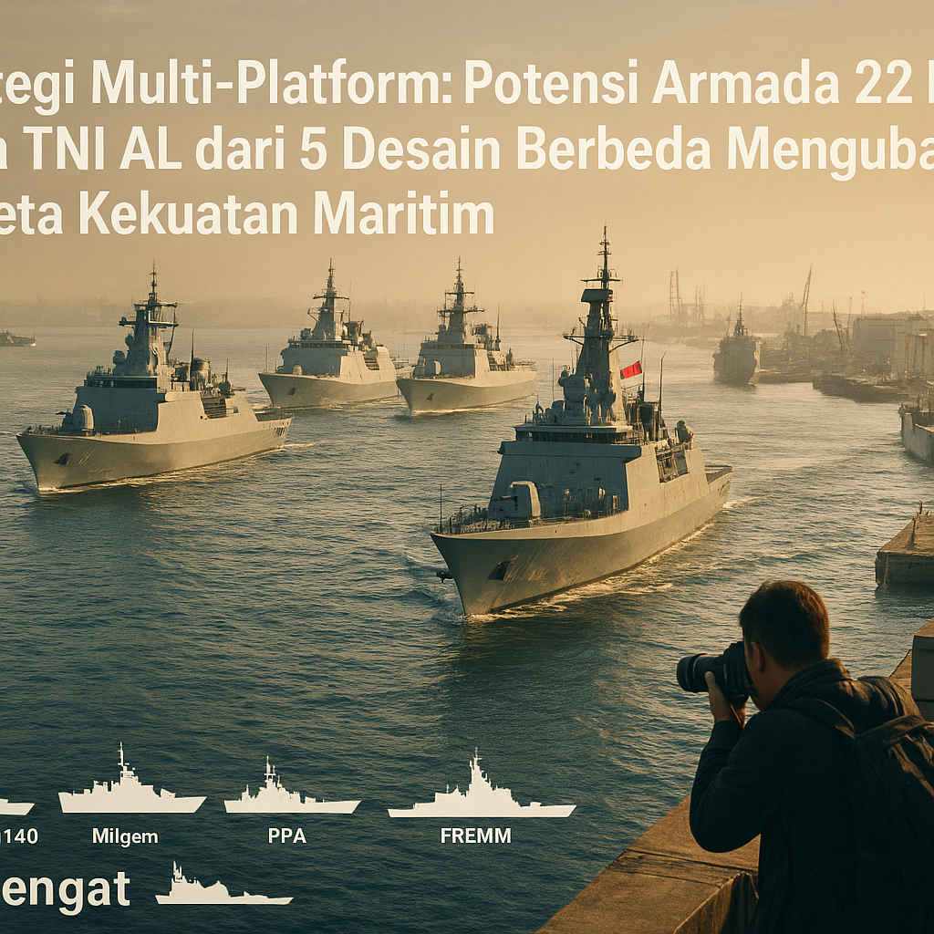 Strategi Multi-Platform: Potensi Armada 22 Fregat Baru TNI AL dari 5 Desain Berbeda Mengubah Peta Kekuatan Maritim