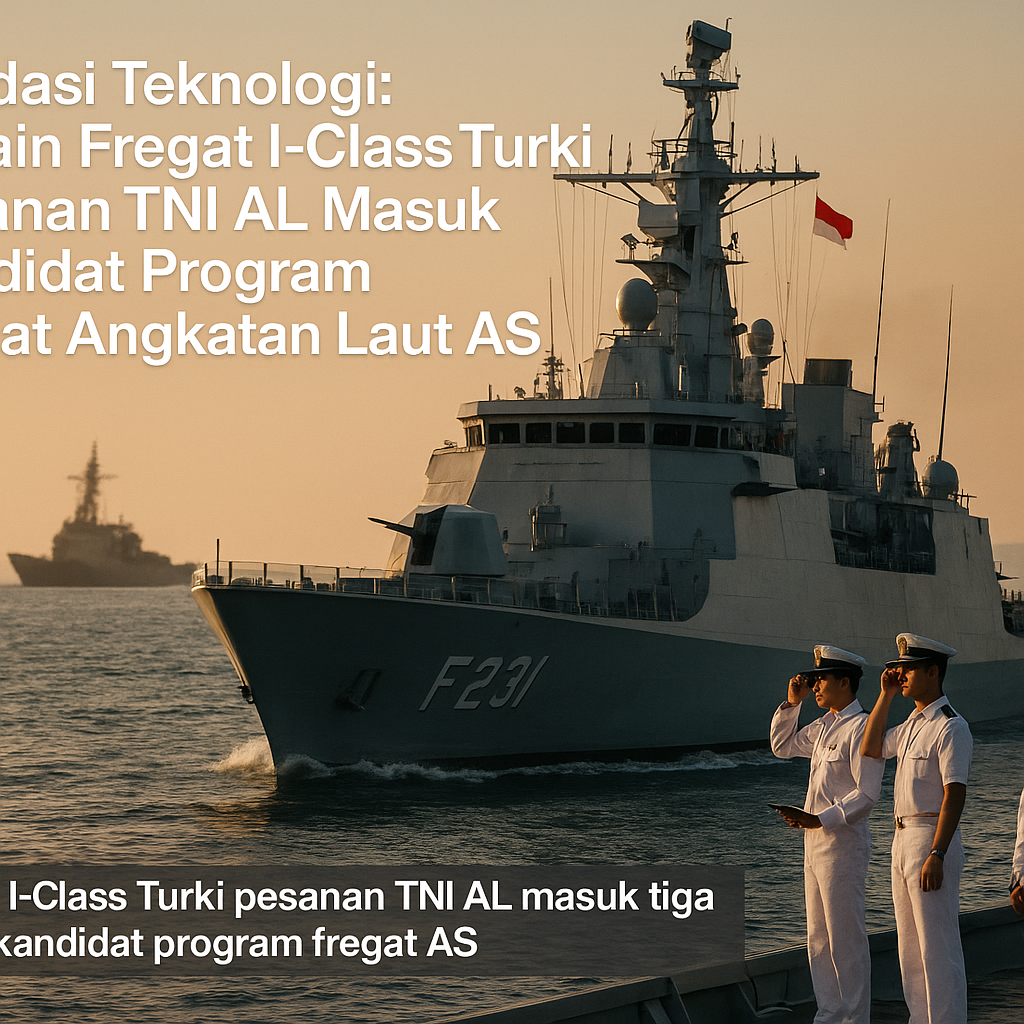 Validasi Teknologi: Desain Fregat I-Class Turki Pesanan TNI AL Masuk Kandidat Program Fregat Angkatan Laut AS