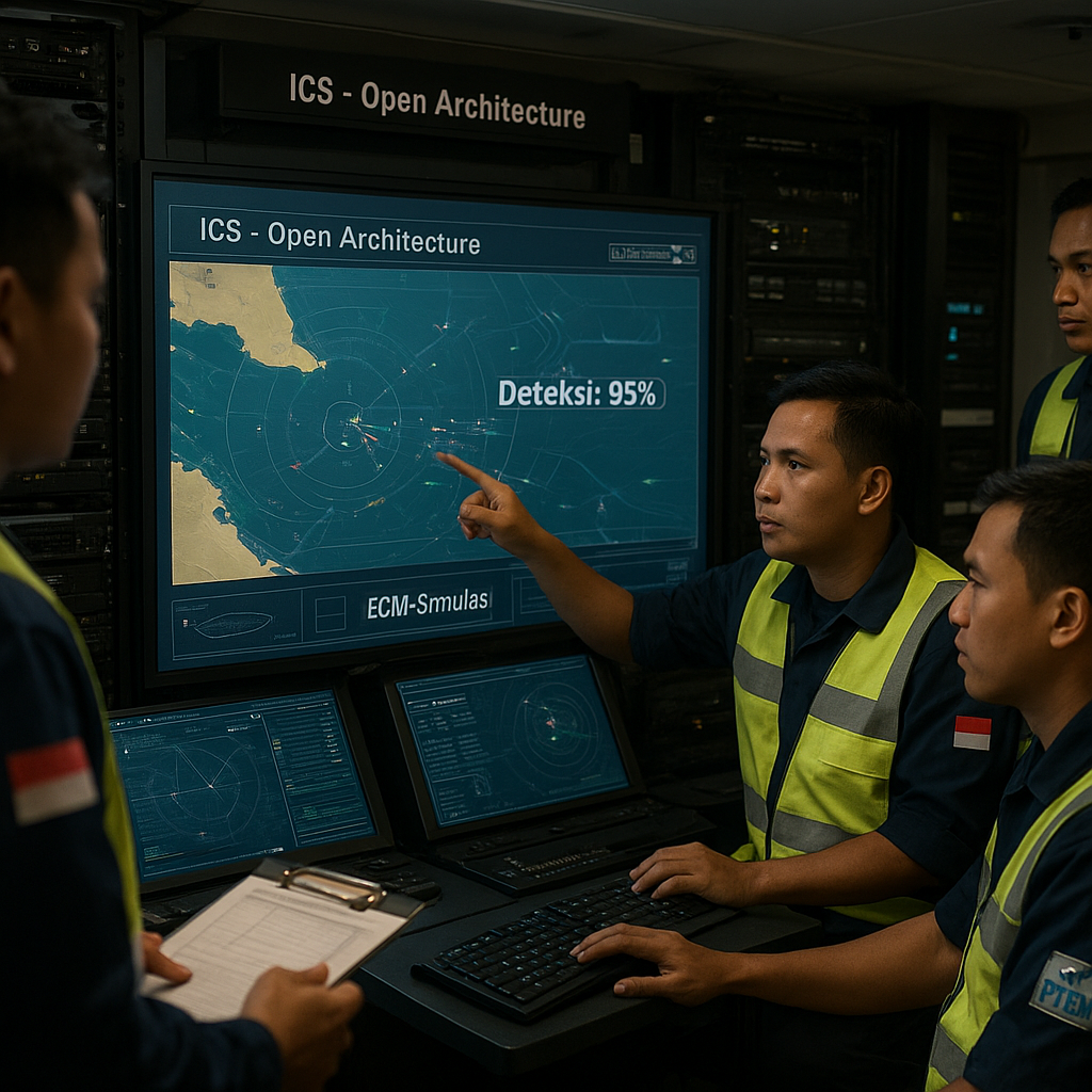 PT PAL Uji Coba Integrated Combat System pada Prototipe Kapal Merah Putih