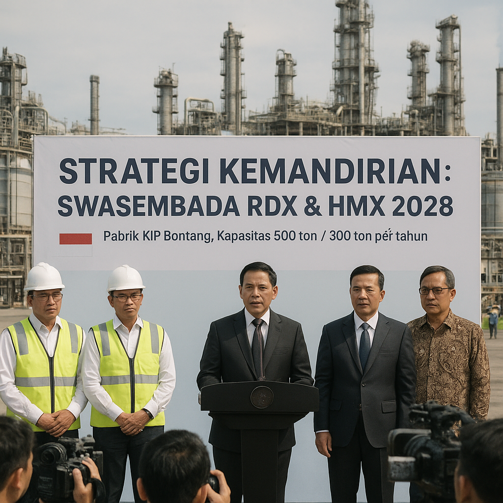 Strategi Kemandirian: Pemerintah Targetkan Swasembada Bahan Peledak RDX dan HMX pada 2028