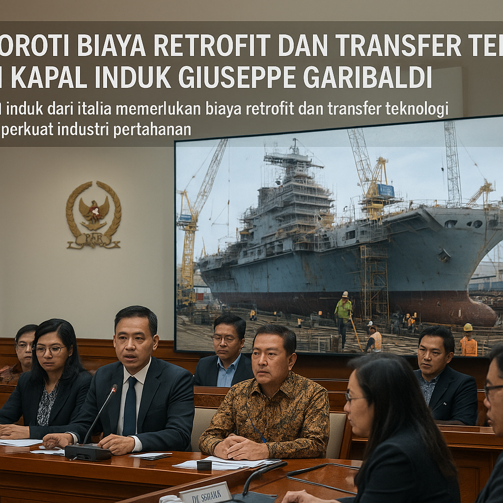 DPR Soroti Biaya Retrofit dan Transfer Teknologi Hibah Kapal Induk Giuseppe Garibaldi