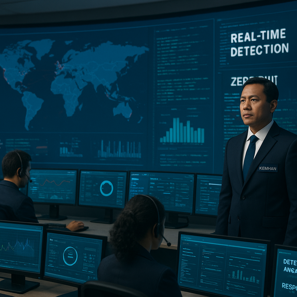 Kemhan Perkuat Cyber Defense dengan Pengembangan Pusat Operasi Keamanan Siber Nasional