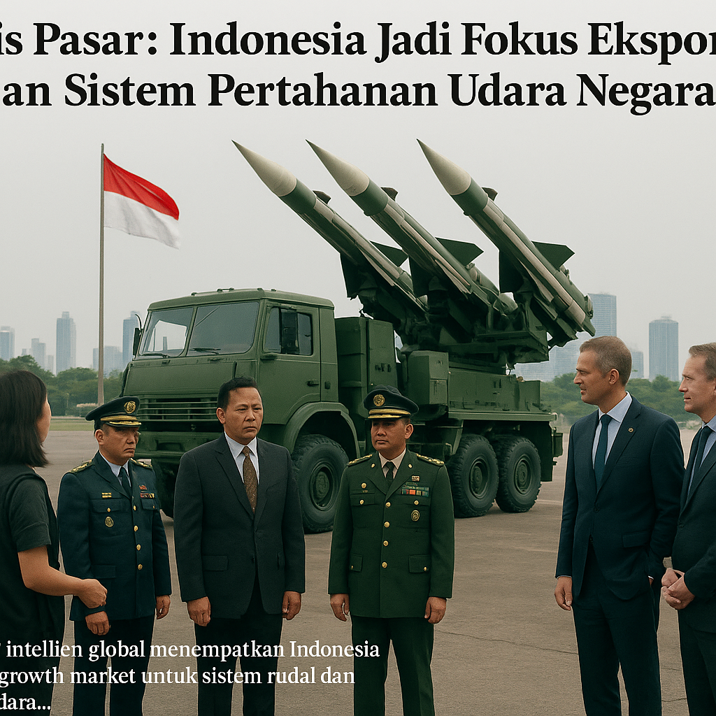 Analisis Pasar: Indonesia Jadi Fokus Ekspor Rudal dan Sistem Pertahanan Udara Negara NATO