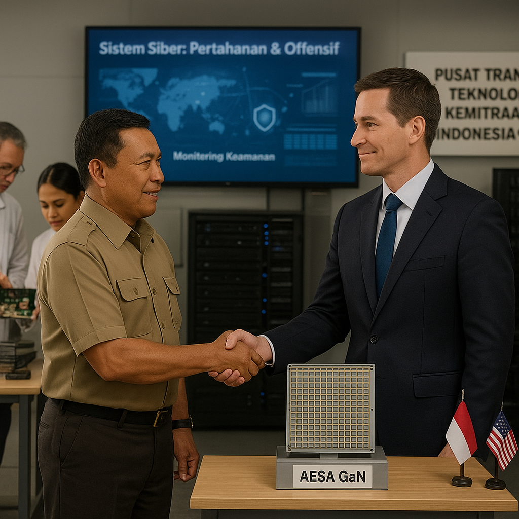 Strategi Kemitraan Pertahanan Indonesia-AS: Fokus pada Transfer Teknologi Radar AESA dan Sistem Siber