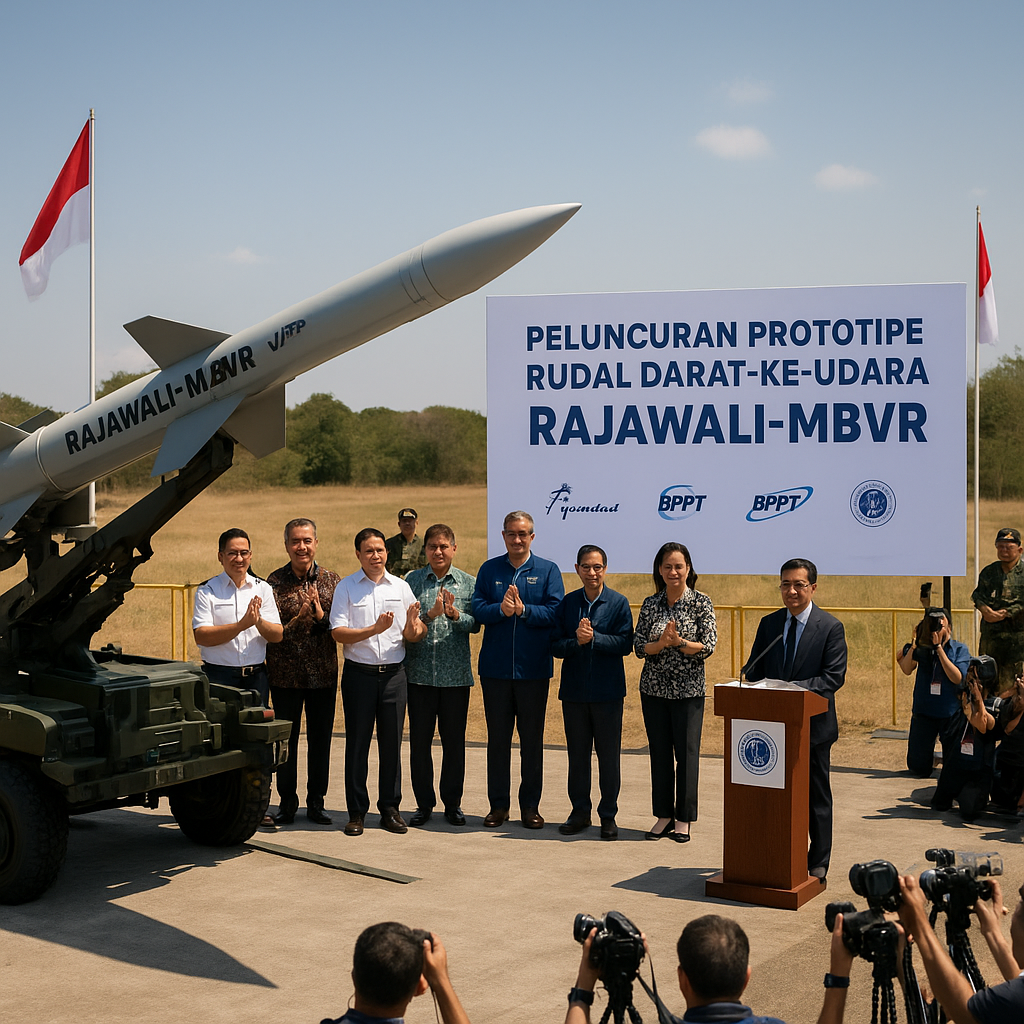 PT Pindad Luncurkan Prototipe Rudal Darat-ke-Udara Jarak Menengah dengan Kemampuan M-BVR