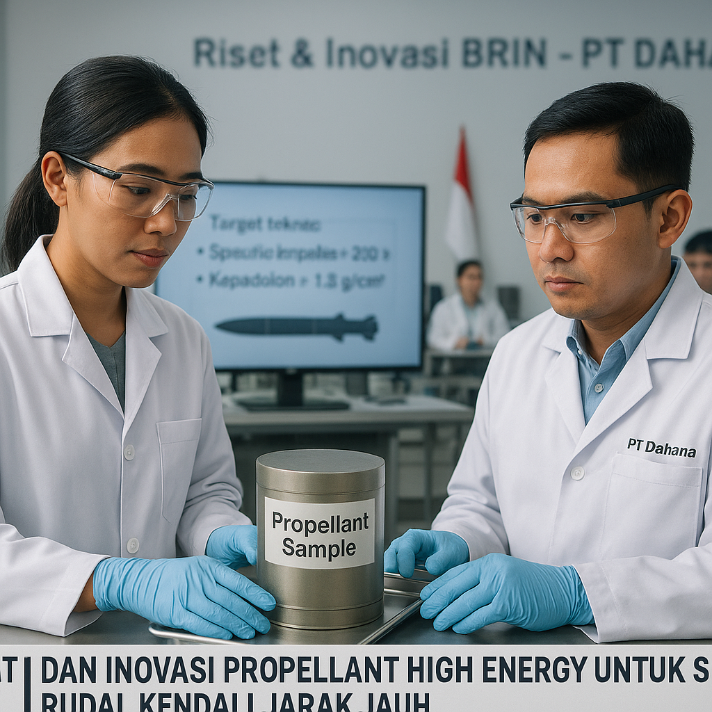Riset dan Inovasi Propellant High Energy untuk Sistem Rudal Kendali Jarak Jauh