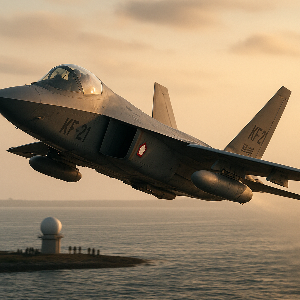 Prototipe Pesawat Tempur Medium KF-21/IF-X Melakukan Uji Terbang Sistem Sensor AESA Radar dan EW Suite Terintegrasi