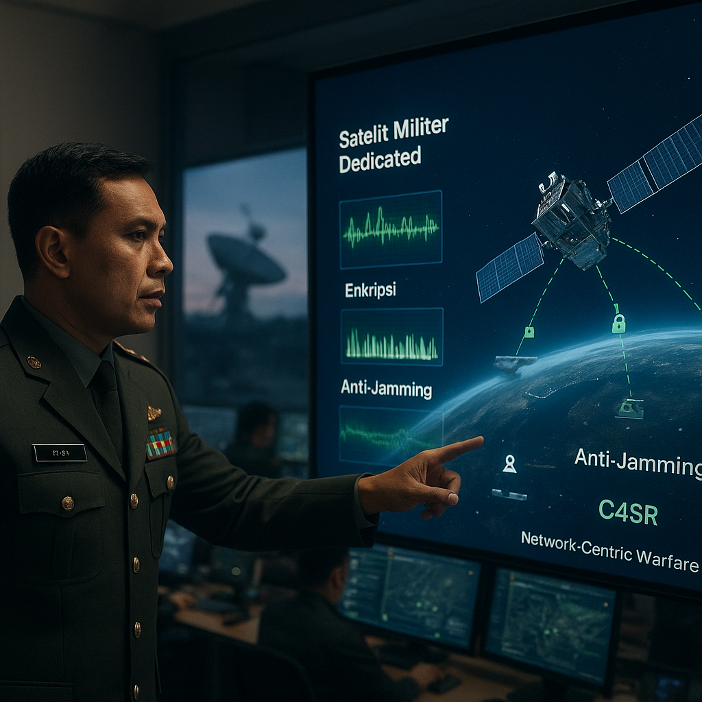 Kemhan Perkuat Jaringan Komunikasi Strategis dengan Satelit Militer Dedicated, Tingkatkan C4ISR